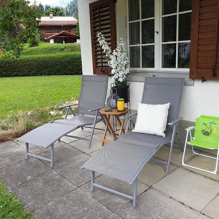 Chalet Spitzhorn - Your Peak Getaway - Private Terrasse & Gratis Parkplatz Gsteig Екстериор снимка