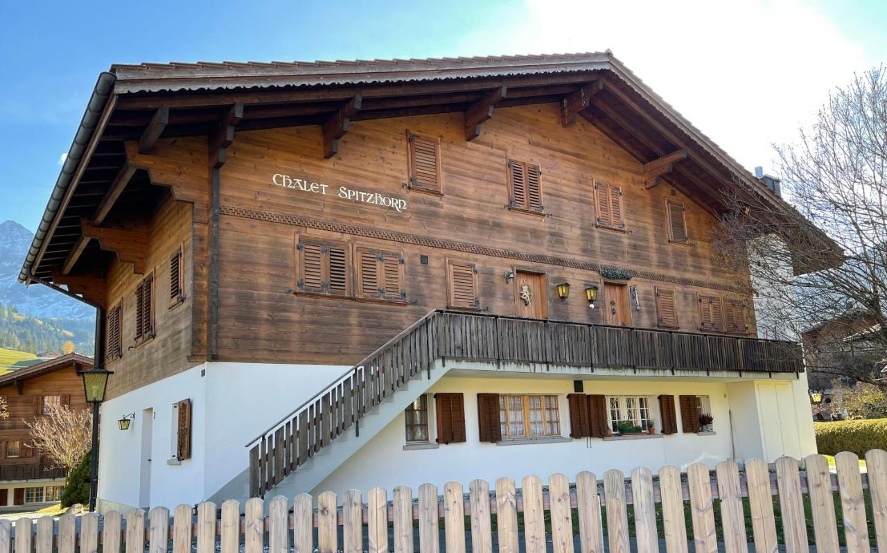 Chalet Spitzhorn - Your Peak Getaway - Private Terrasse & Gratis Parkplatz Gsteig Екстериор снимка